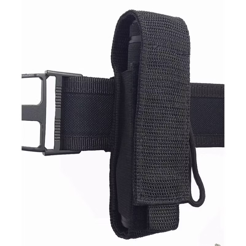 Porta lanterna tática militar, capa para lanterna, Porta canivete