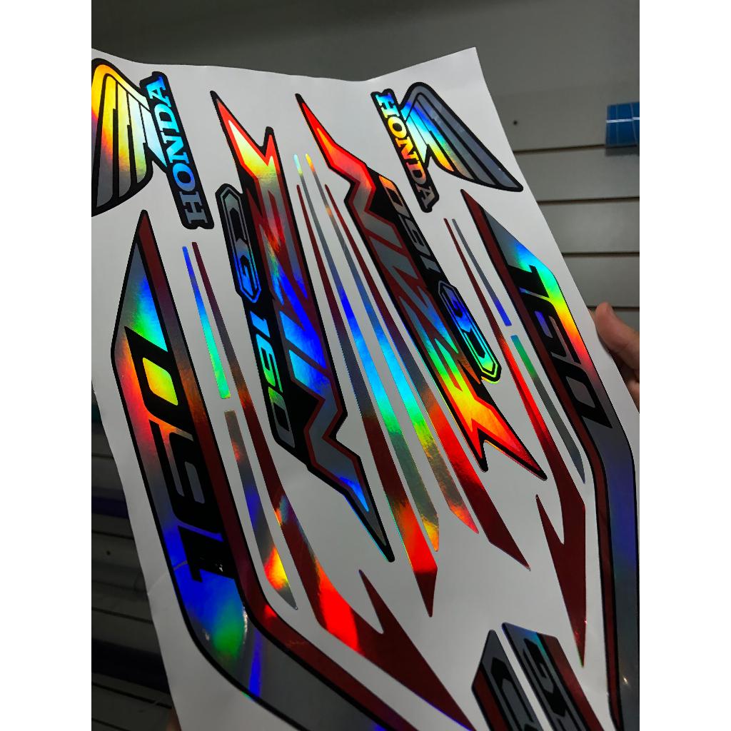 kit adesivos cg fan 160 2024 holografico em Oferta na Shopee