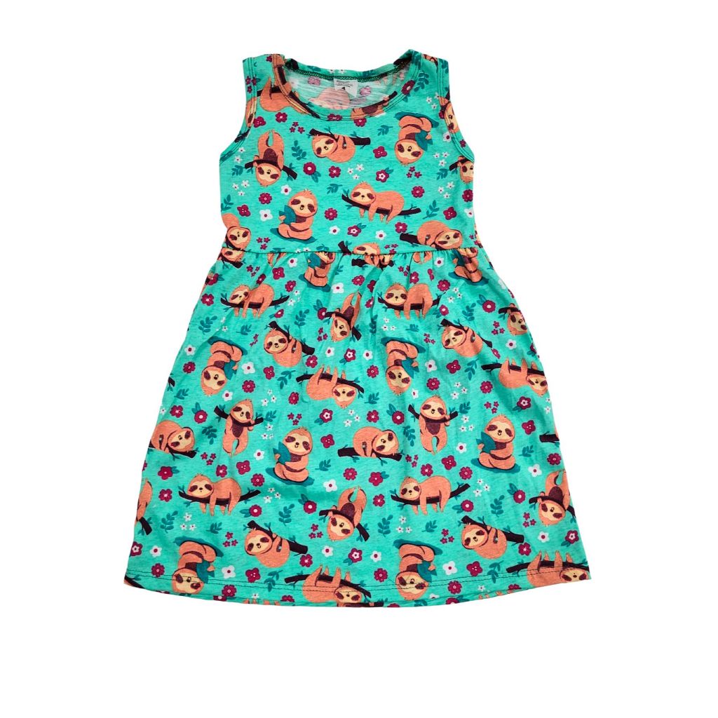 Vestido Infantil Colorido Verão Estilo Princesa Menina em Oferta na Shopee