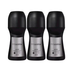 Kit com 3 Desodorantes Masculino 300km Quantum 50ml-Avon