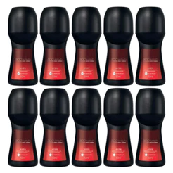 Kit com 10 Desodorantes Roll-on 300 km Max turbo Masculino 50ml-Avon