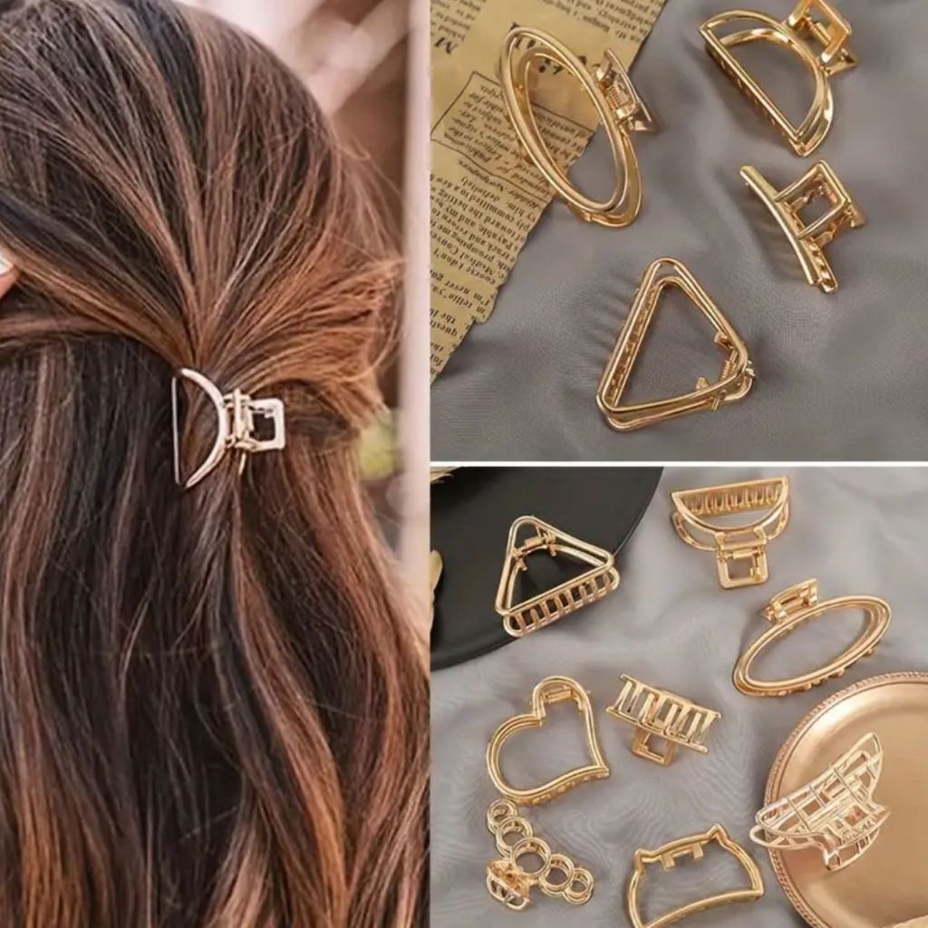 KIT 5 peças Piranha  P  média Dourada de metal vários modelos em Oferta na Shopee