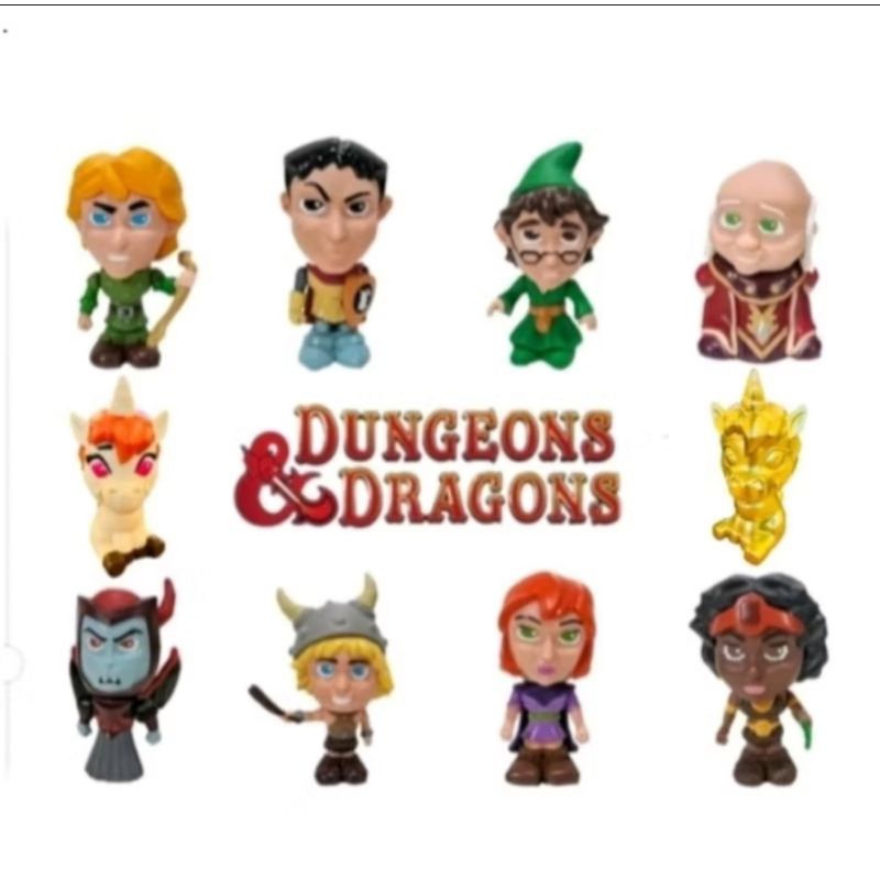 Caverna do Dragão Coleção Completa 10 Bonecos