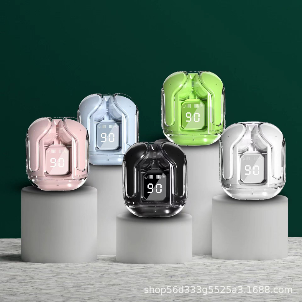 Mini Earbuds Sem Fio LED Power Display Digital TWS Fone De Ouvido Estéreo Compatível Com B...