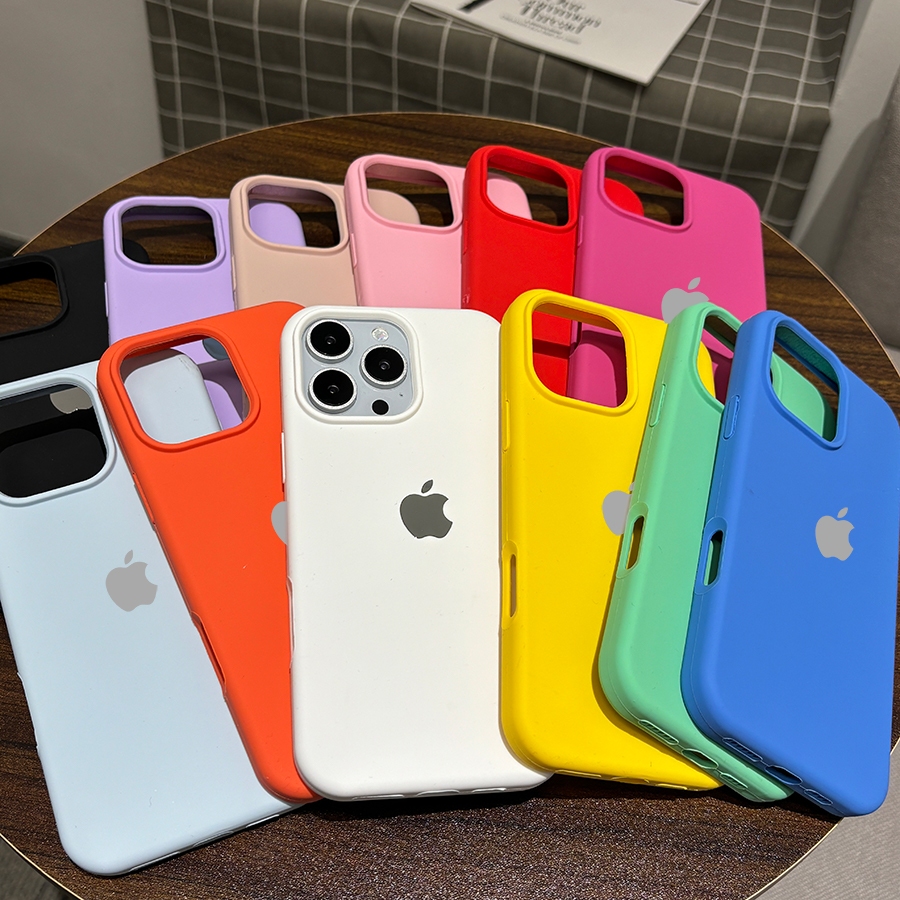 Capa de Silicone Líquido Premium para iPhone 12 12 Pro 12 Pro Max Capa de Pele de Veludo - detalhe