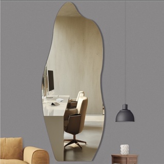 Espelho Orgânico 110x50cm Pinterest Polido em Oferta na Shopee