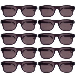 Kit 10 Óculos Cristal Fume De Festa Casamento Balada Melhor Preço A Qualidade é Excelente em Oferta na Shopee