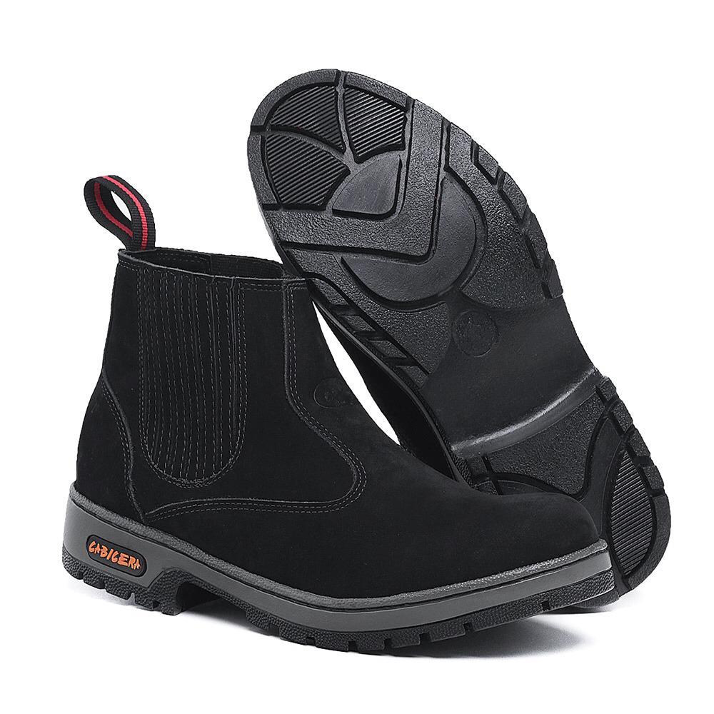 Botina Agro de Segurança Em couro Botina da roça botina de Cowboy e Rodeio