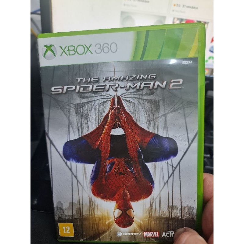 JOGO USADO THE AMAZING SPIDER MAN 2 XBOX 360(JOGO EM CD)