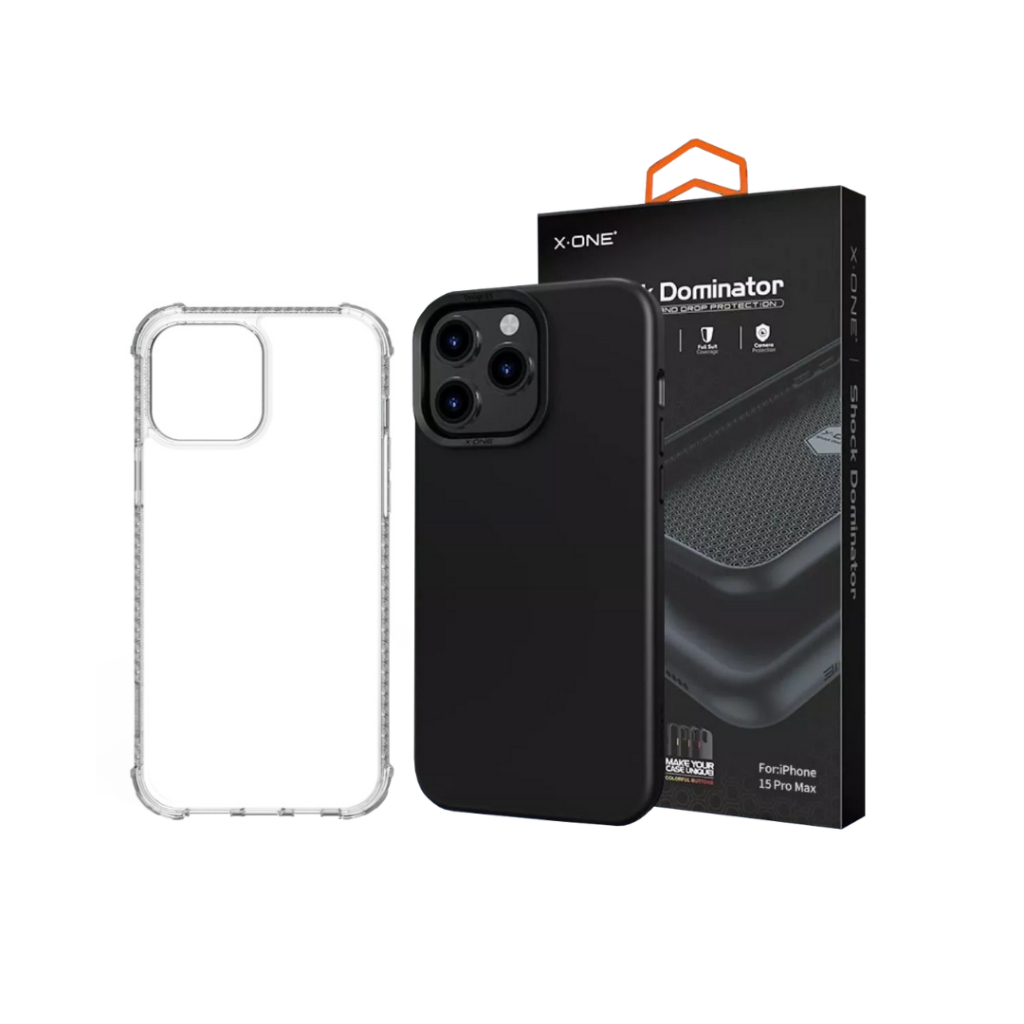 Capa Capinha para Iphone 13 Pro Max Preto Transparente X-One Premium Dropguard Case Anti impacto