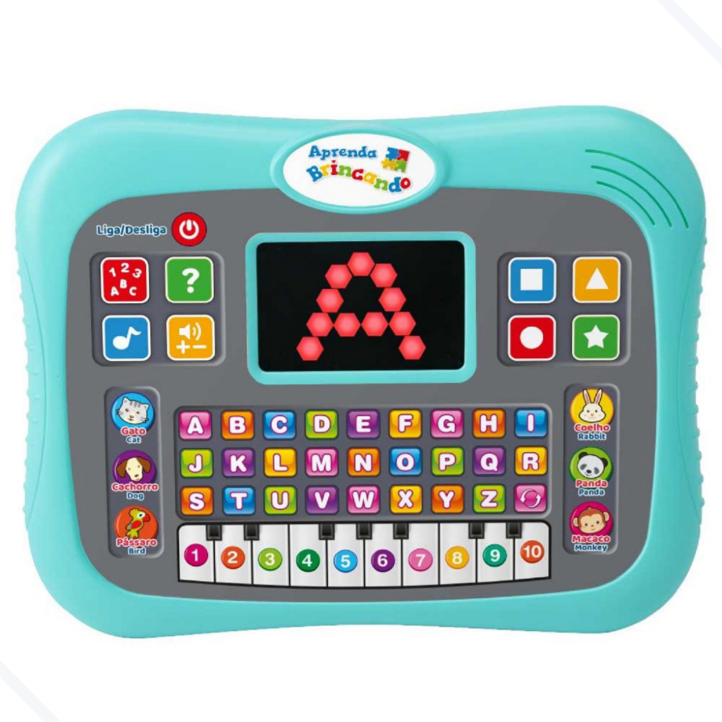 Brinquedo Educativo Tablet Smart Pad Infantil Criança Música