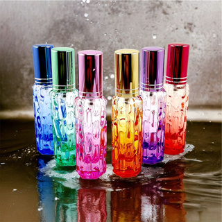 Kit C/ 6 Frascos De Vidro Para Perfume Colorido em Oferta na Shopee