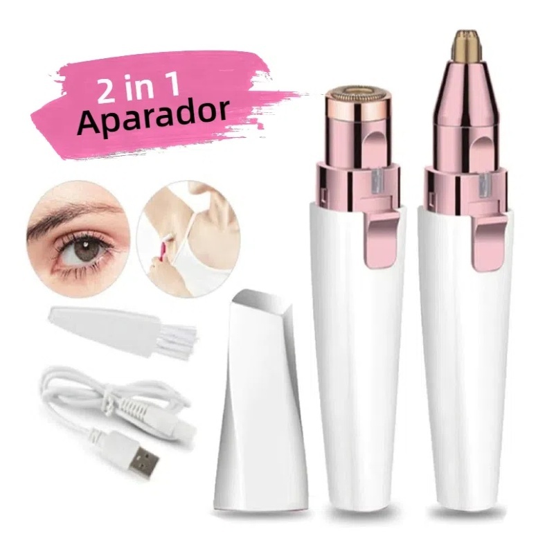 Depilador de Buço e Rosto e Batom Feminino 2 EM 1 Eletrico Portatil,Caneta Depiladora em Oferta na Shopee
