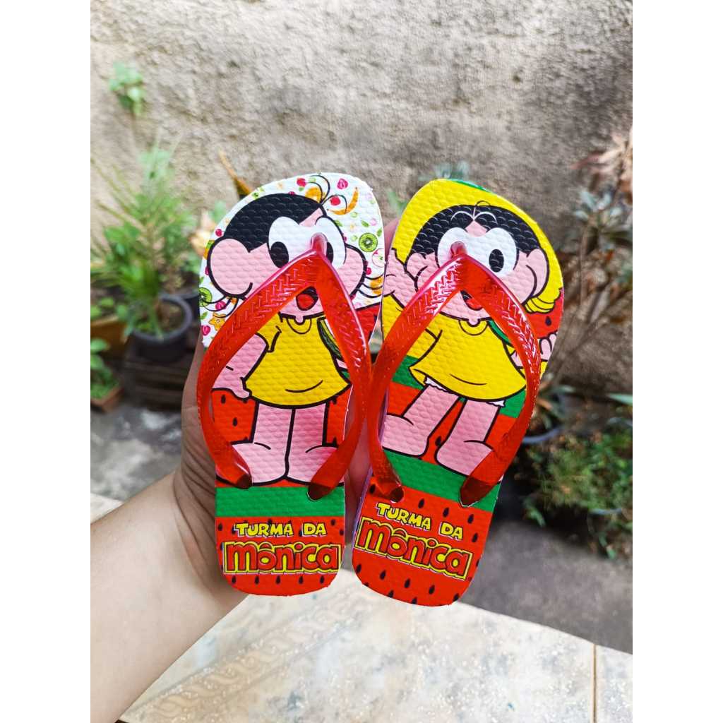 Chinelo Infantil Criança Menina chinela infantil sandália de dedo Magali turma da monica divertida LANÇAMENTO VERÃO 2026