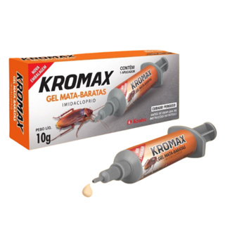 Mata Baratas Gel Inseticida  Kromax Seringa 10gr em Oferta na Shopee