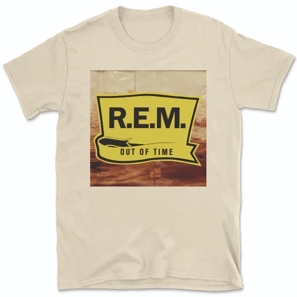 Camiseta Vintage Unissex R.E.M. Álbum Out Of Time A69