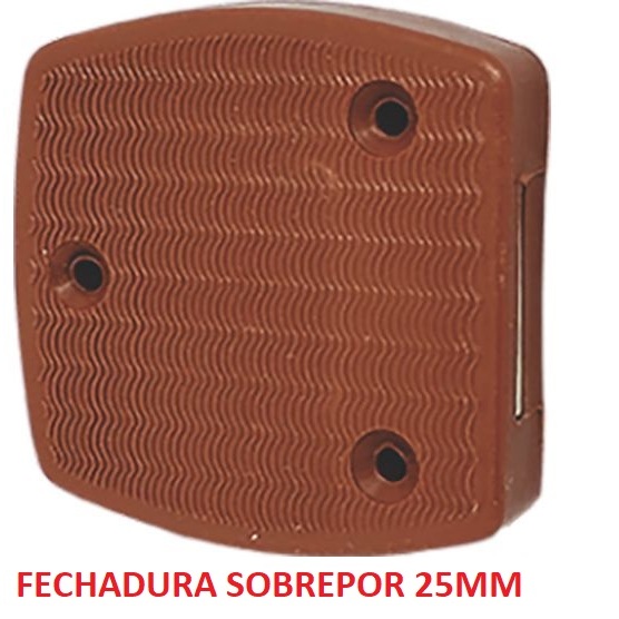 Fechadura Plástica para Móveis/Guarda roupa- Fechadura Sobrepor 35mm Plástica