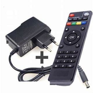 Kit Controle Universal Para Smart Box TV + Fonte Universal Para Smart Box TV em Oferta na Shopee