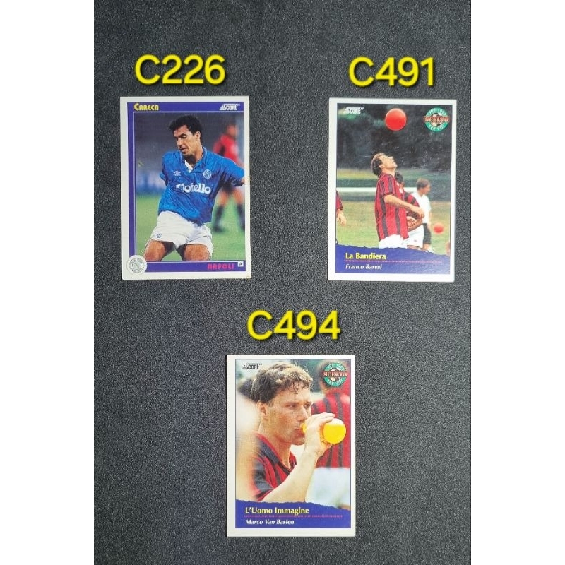 CARDS  da Coleção Score de 1993 - Coleção Italiana - Valor Unitário