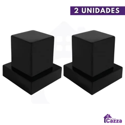 Kit 2 Acabamento Para Registro Preto 1/2 3/4 Padrão 16 Estrias Chuveiro e Geral