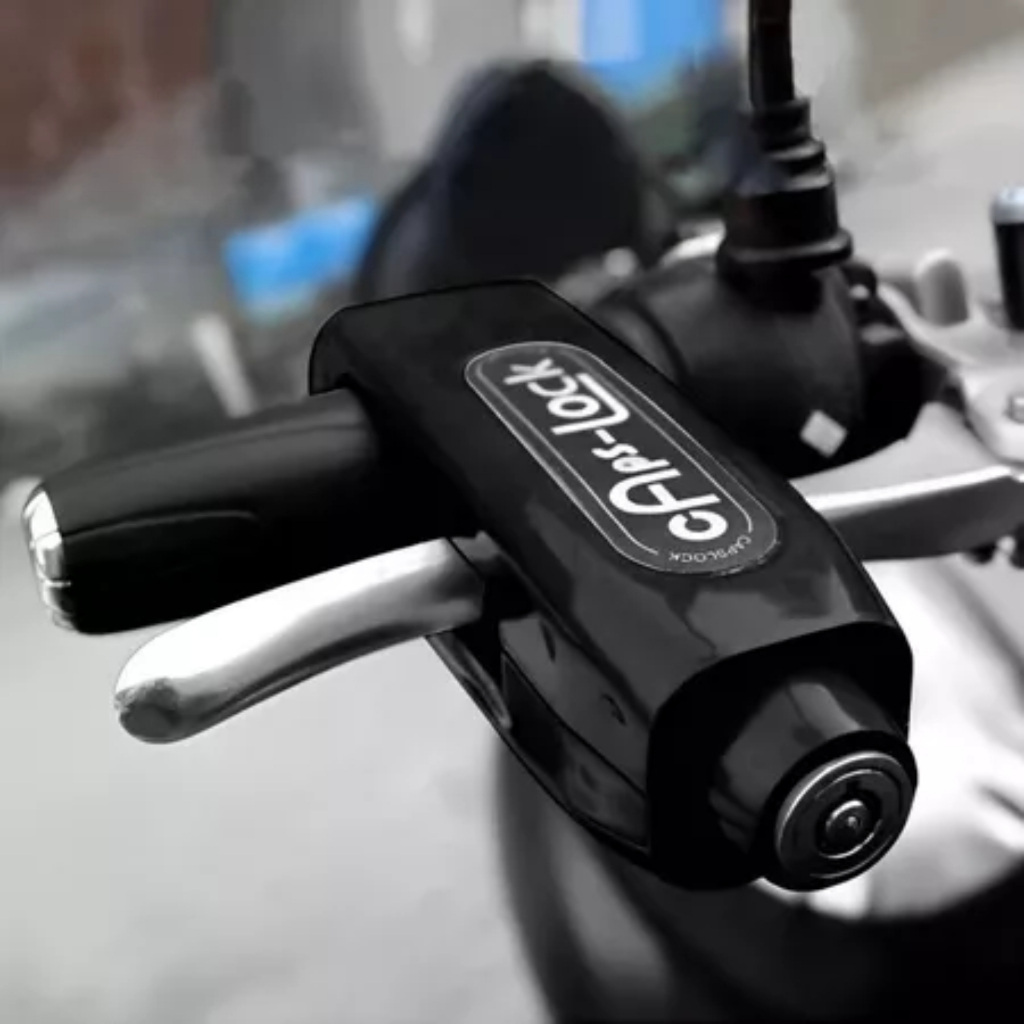 Trava Manete Antifurto Universal para Guidão de Moto Motocicleta Motoneta Mobilete Eletrica