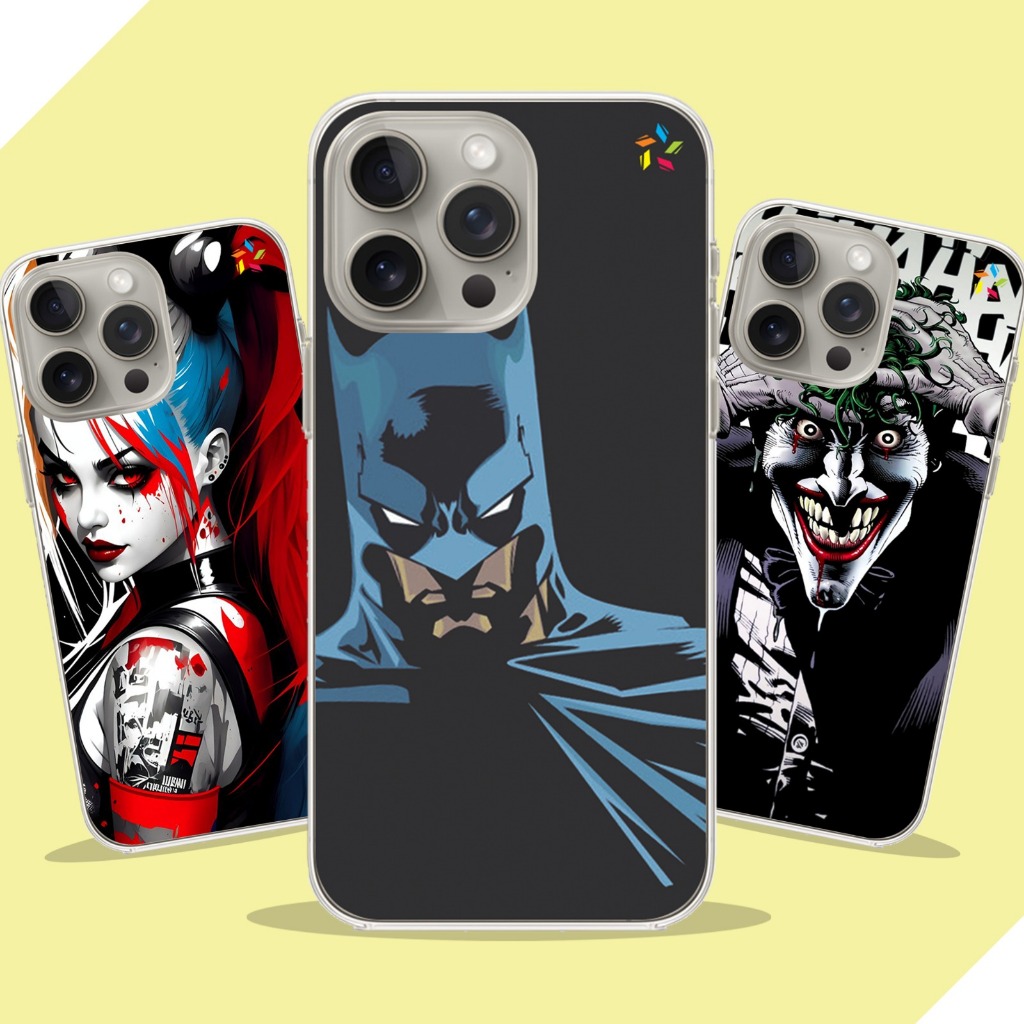 Capa Capinha personalizada Anti-Impacto- Coleção Batman, Coringa - Para todos Modelos de Celular