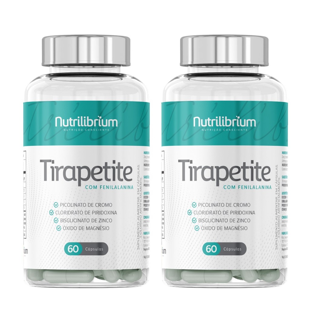 Kit 2x Tirapetite 60 Cápsulas - 2 Meses Nutrilibrium - Health