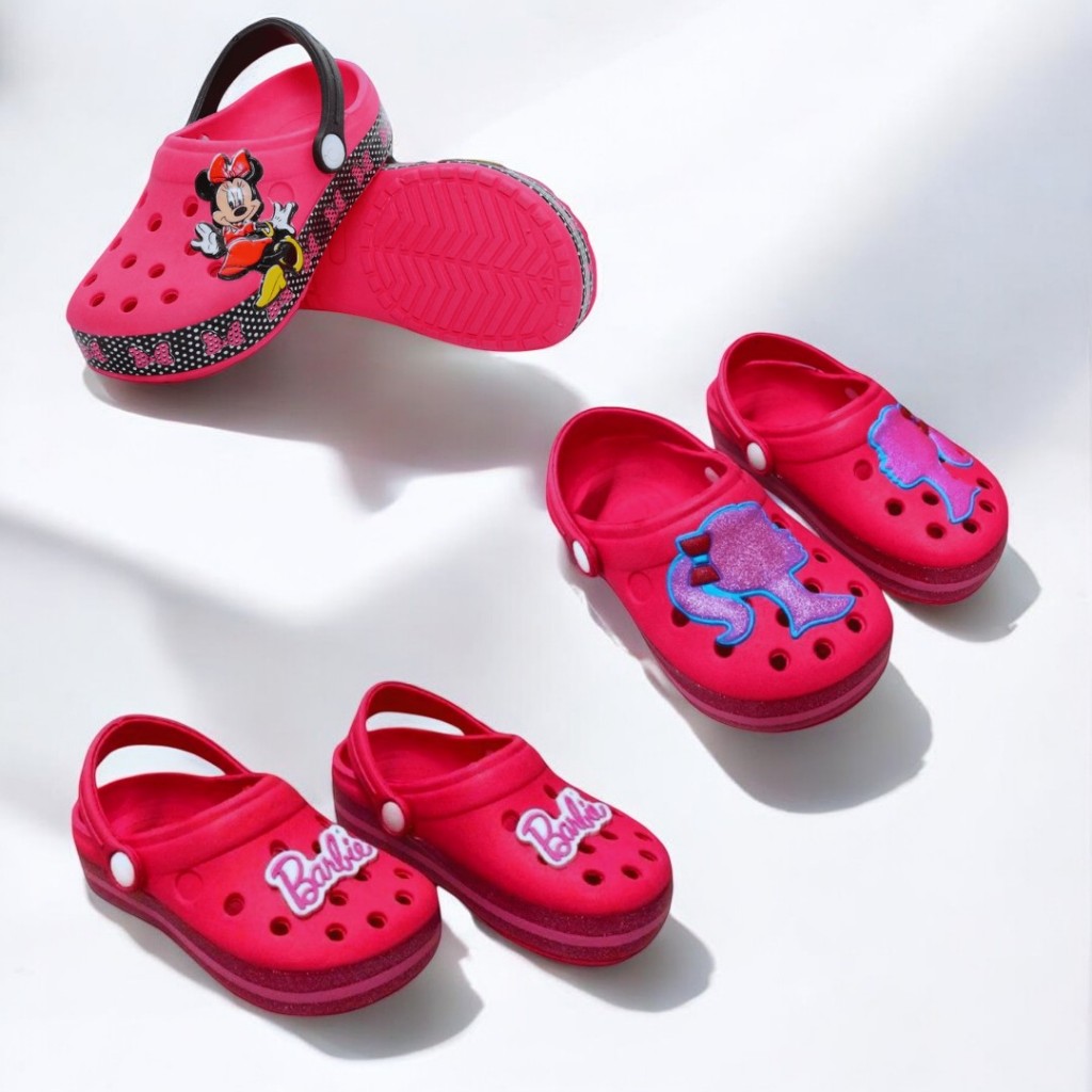 Sandália Para Menina Kids Da Barbie E Minei Macio Leve Super Confortável Mundo dos calçados on-line