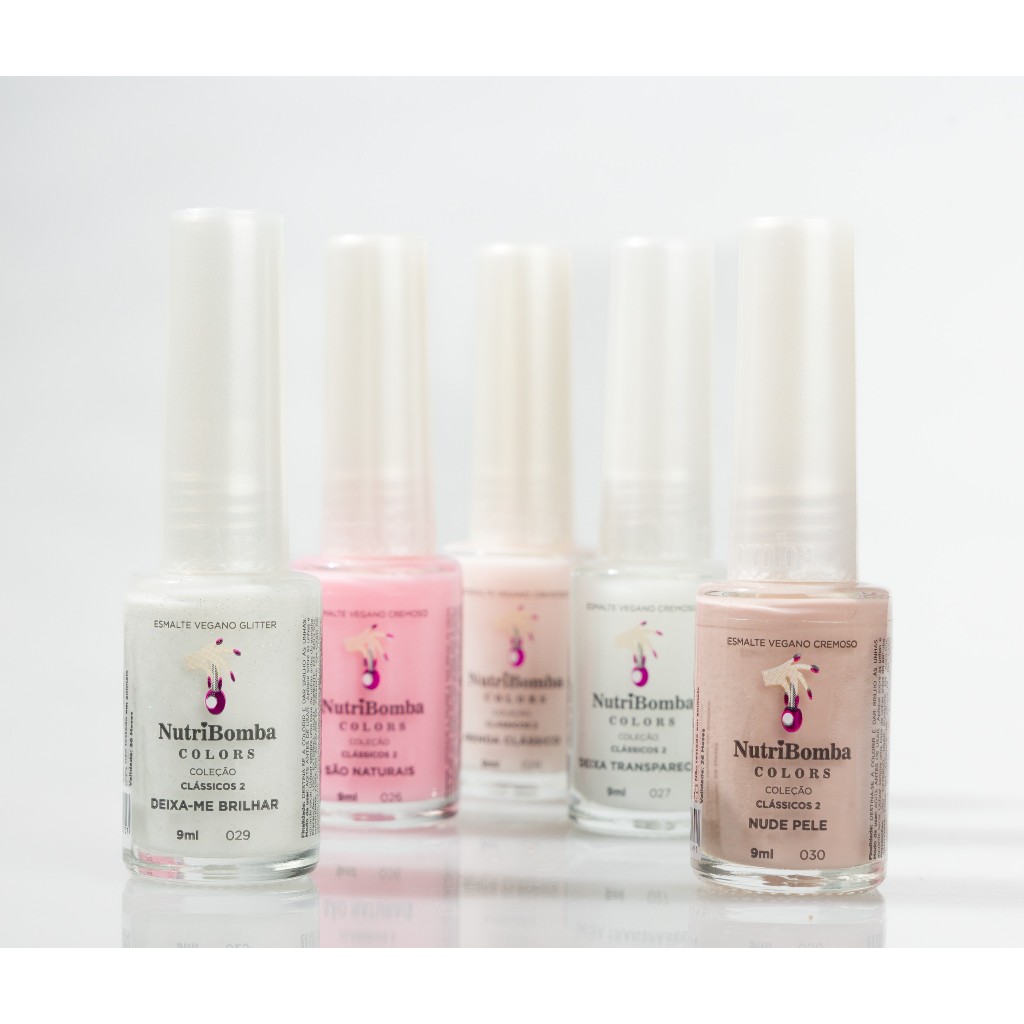Esmaltes Nutribomba Colors - Coleção Clássicos 2 em Oferta na Shopee