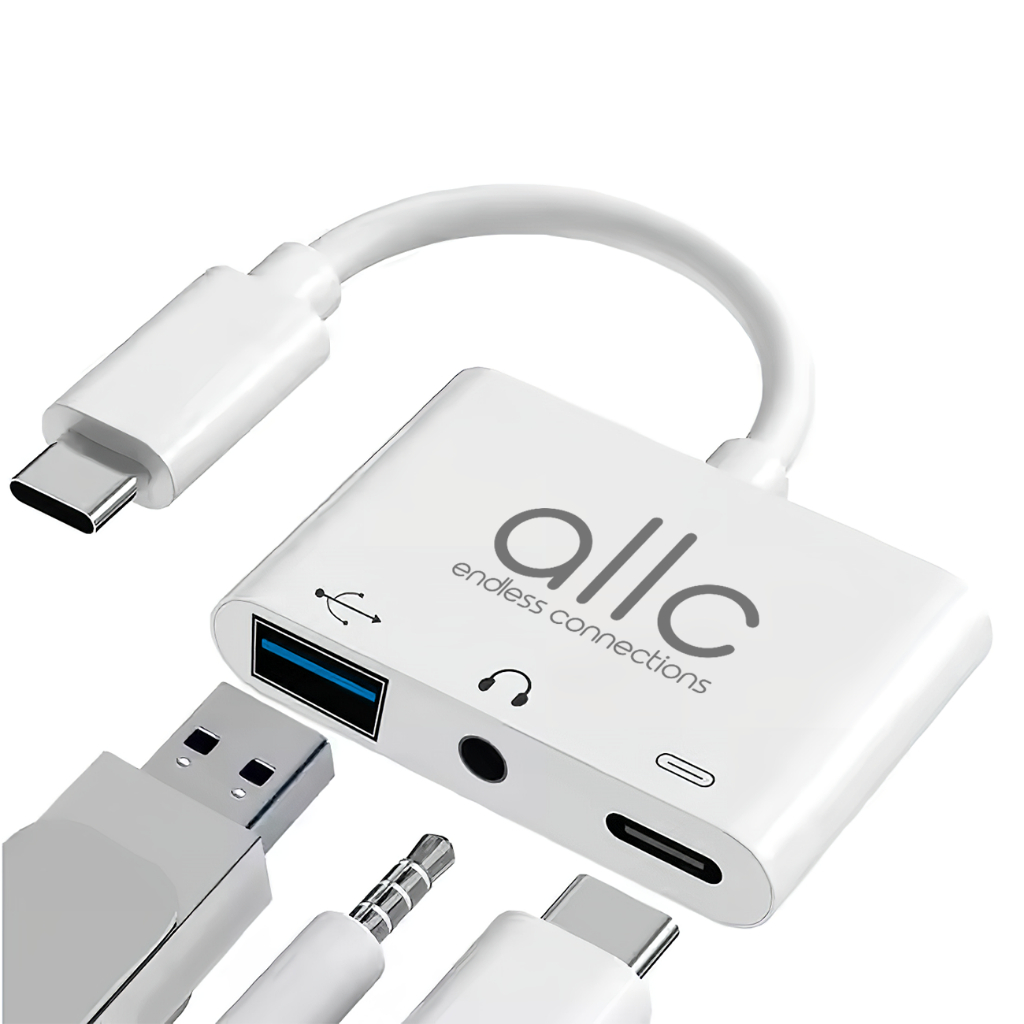 Adaptador USB-C para USB 3.0 P2 P3 Tipo C para Carregador Compatível Samsung iPhone 15 16 17 iPad Macbook Notebook