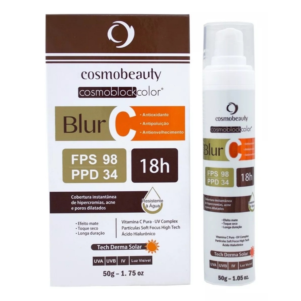 Blur C Bronze Com Vitamina C Fps98 Cosmobeauty 50g
