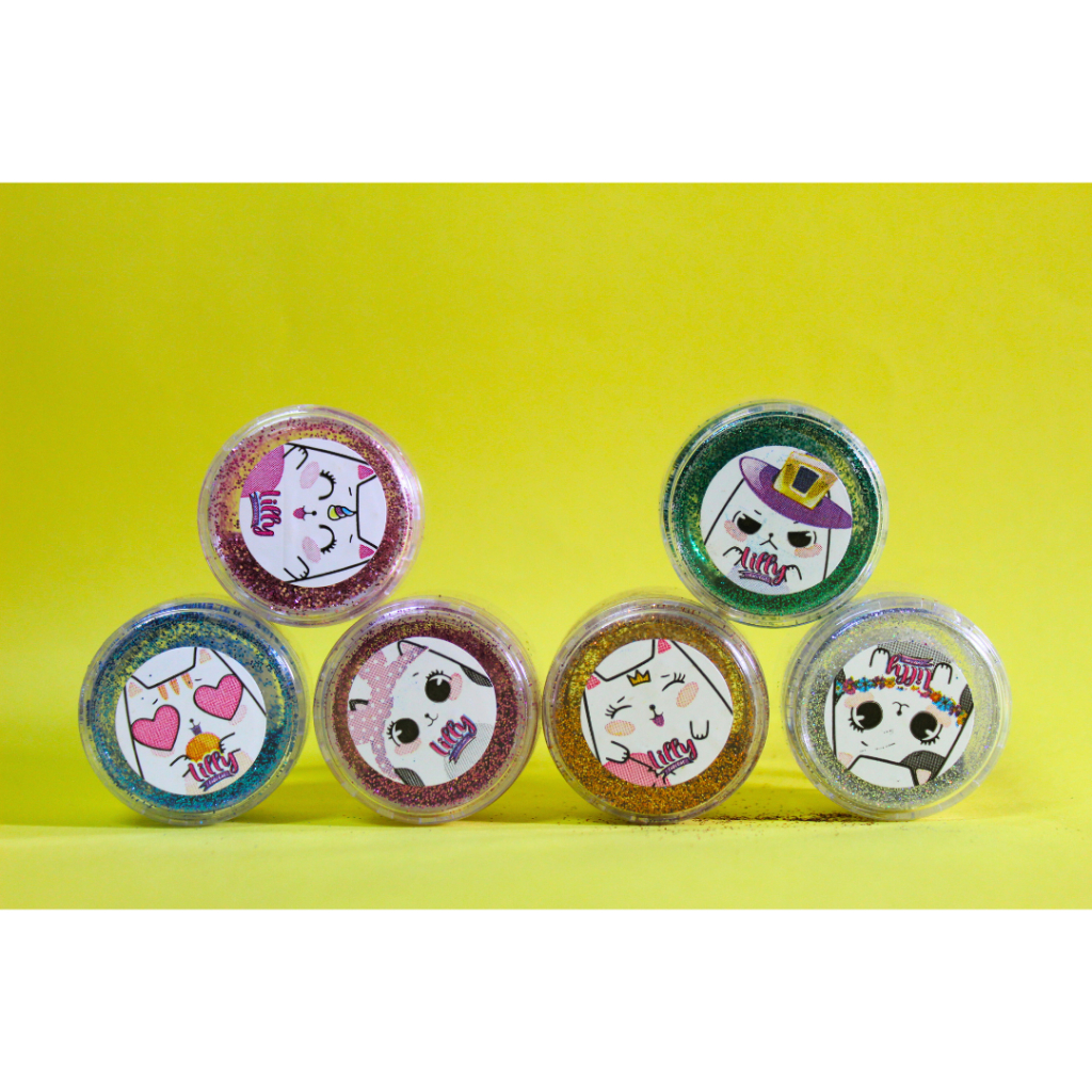 POTINHO DE GLITTER LILLY CUTE CAT - Beauty