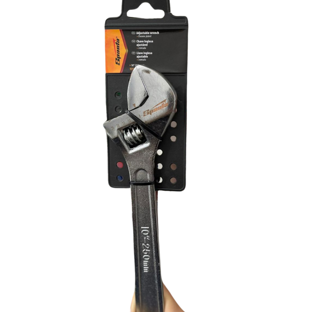 Chave Inglesa Ajustável Cromada 10" 250mm - Sparta