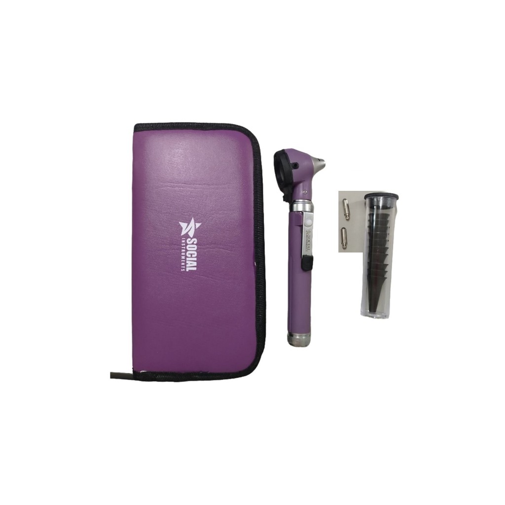 Otoscópio Médico e Veterinário Lilás em Oferta na Shopee