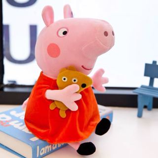 Pelúcia Pig vermelha Pelucias Musicais em Oferta na Shopee