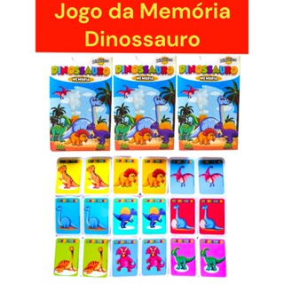 Kit 5 Jogo Da Memoria Dinossauros Infantil P/ Kit Festa Lembrancinha Aniversario Prenda Quermesse em Oferta na Shopee
