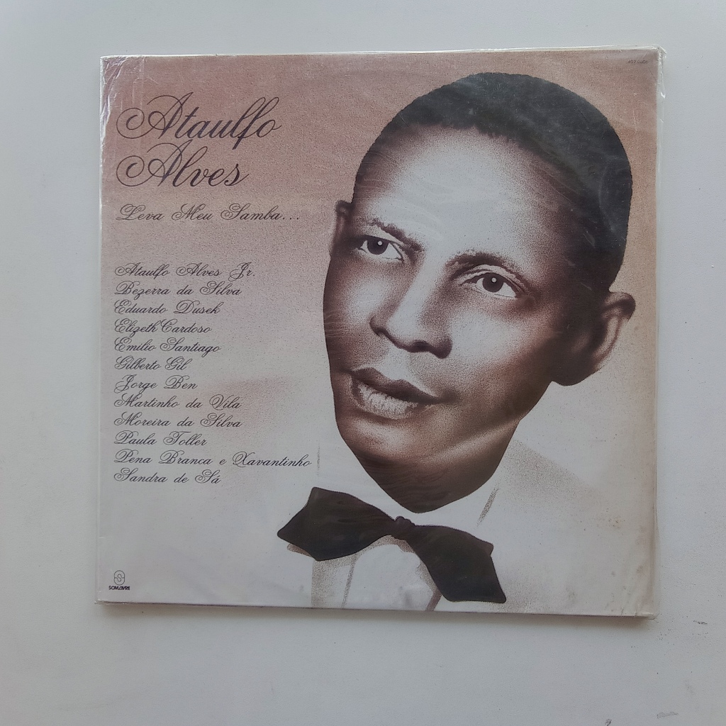 Disco LP - Ataulfo Alves - Leva Meu Samba - Som Livre - 1989