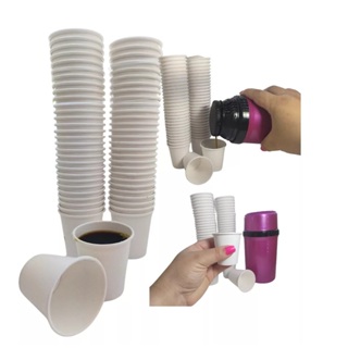 300unid Copo Papel 60ml Branco Cafezinho Degustação Ecologico em Oferta na Shopee
