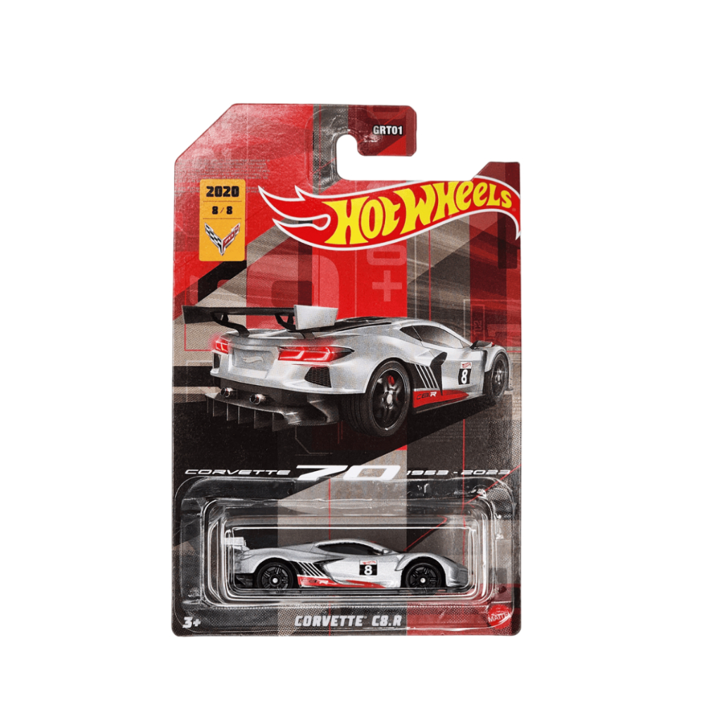 MINIATURA HOT WHEELS - CORVETTE 70 C8.R 8/8 - GRT01 - HLH55