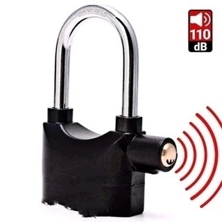 Cadeado Com Alarme Sonoro Anti-furto Comércio moto Prova De Água-Pronta Entrega