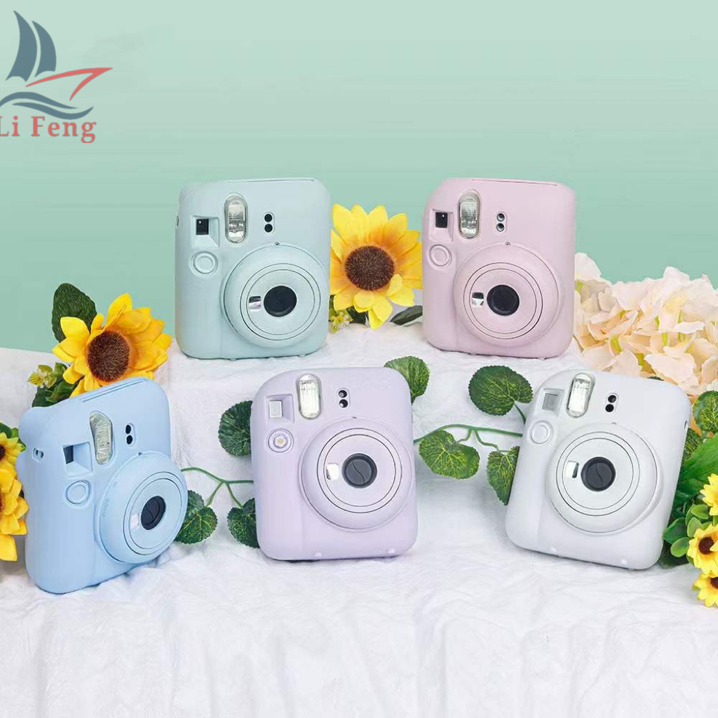 Capa Case Bag Silicone Para Instax Mini 12 Anti Riscos Proteção