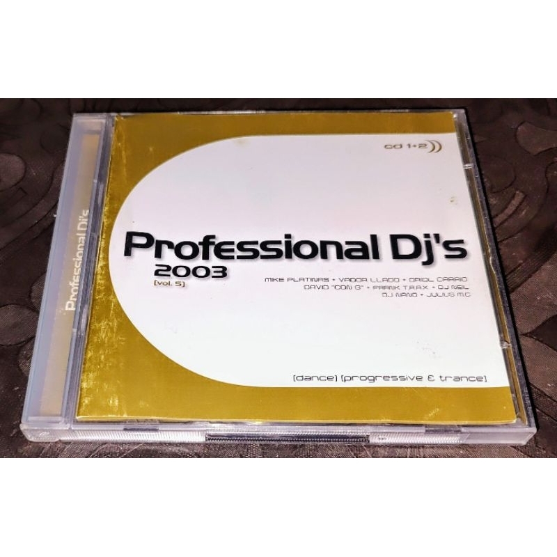 Cd Profissional Dj's 2003 Vol. 5 - Tempo Music importado original usado 2002 duplo dance trance