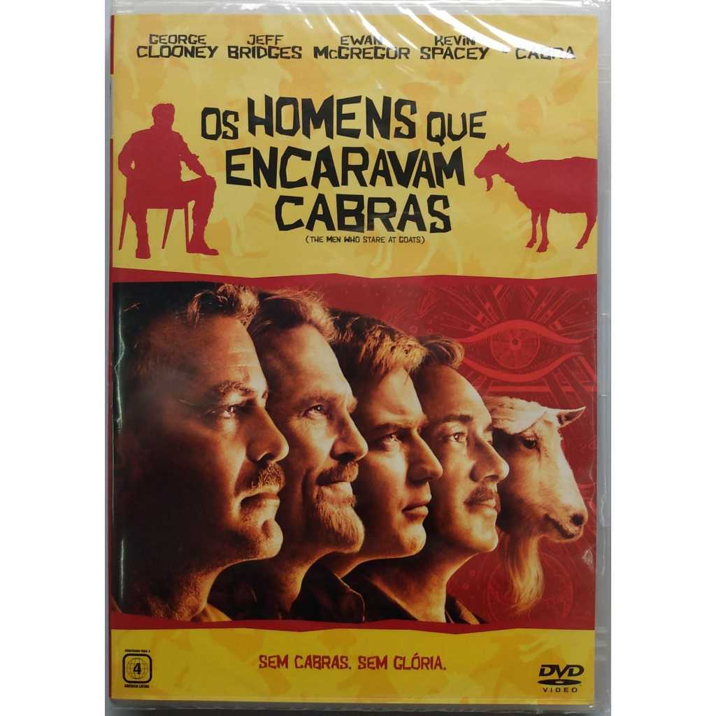Os Homens Que Encaravam Cabras Dvd (lacrado) George Clooney