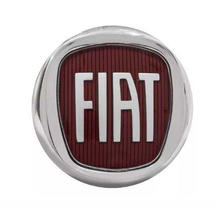 Emblema Logo FIAT da Grade e Porta-Malas - Vermelho - Fiat Palio Siena Strada Uno após 08 Idea - 1313025