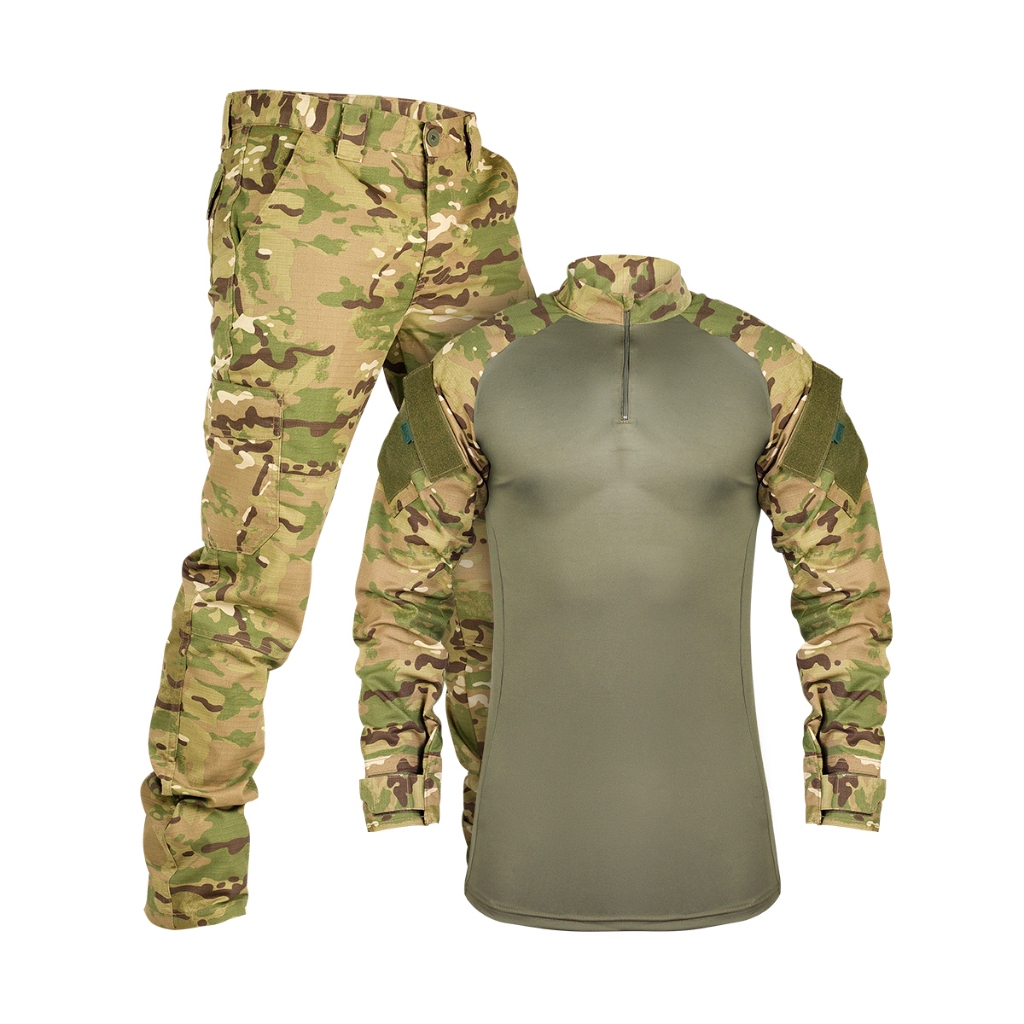 Farda Completa Camisa Combat + Calça Rip Stop Airsoft