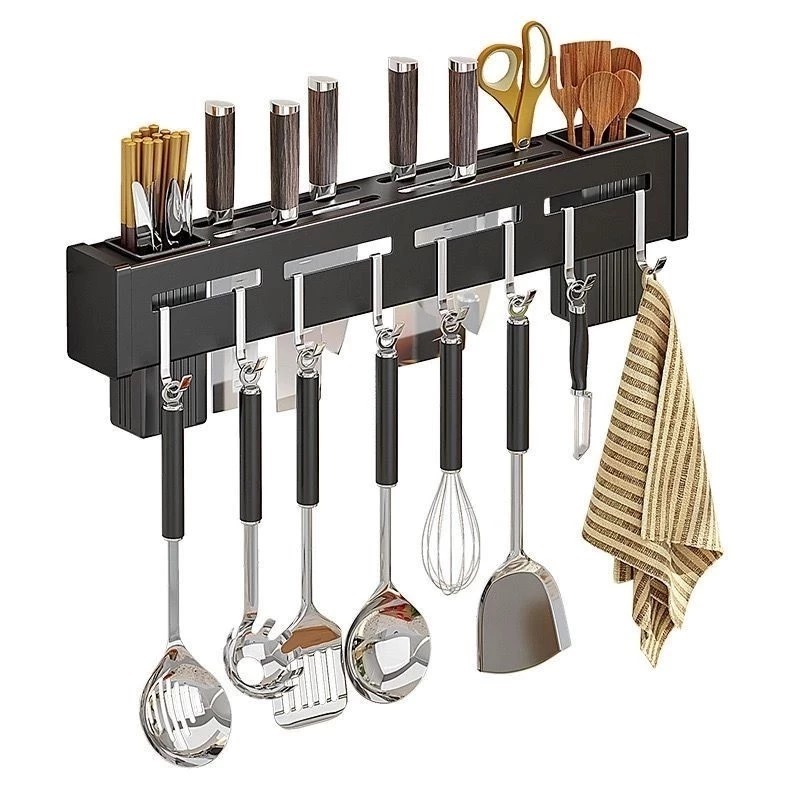 Faqueiro suporte para churrasqueira e área gourmet com ganchos para utensílios de cozinha em geral