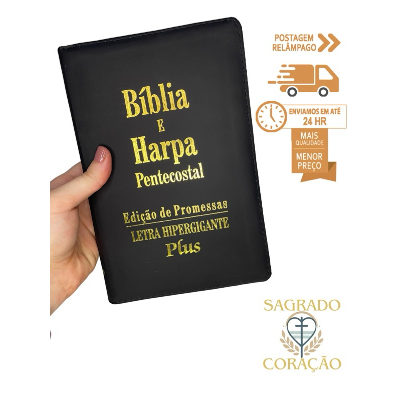 Bíblia Sagrada Edicao Promessas Letra Hiper Gigante Plus: Onde Comprar | BuscaProdutos