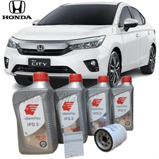 Kit Troca Óleo 0w20 Idemitsu + Etiqueta Controle de Óleo original Idemitsu Honda City 1.5 em Oferta na Shopee