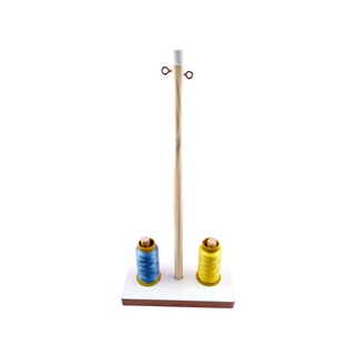 Porta Fio de Madeira 2 Cones Para Maquina Costura Domestica em Oferta na Shopee
