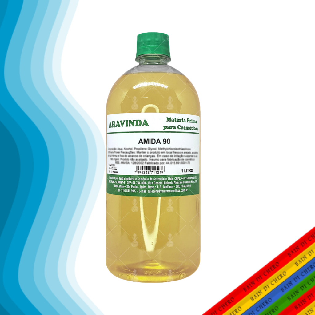 Amida 90 Estabilizante De Espuma Shampoo, Sabonete Líquido e Cosméticos Yantra 1Litro